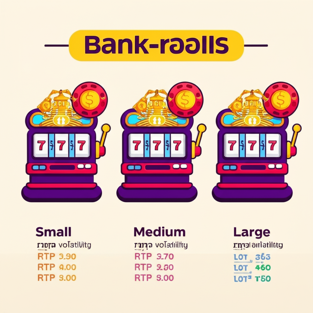 ภาพแสดงกลุ่มผู้เล่นตามขนาดเงินทุนและการเลือกเกม Progressive Jackpot ที่เหมาะสม