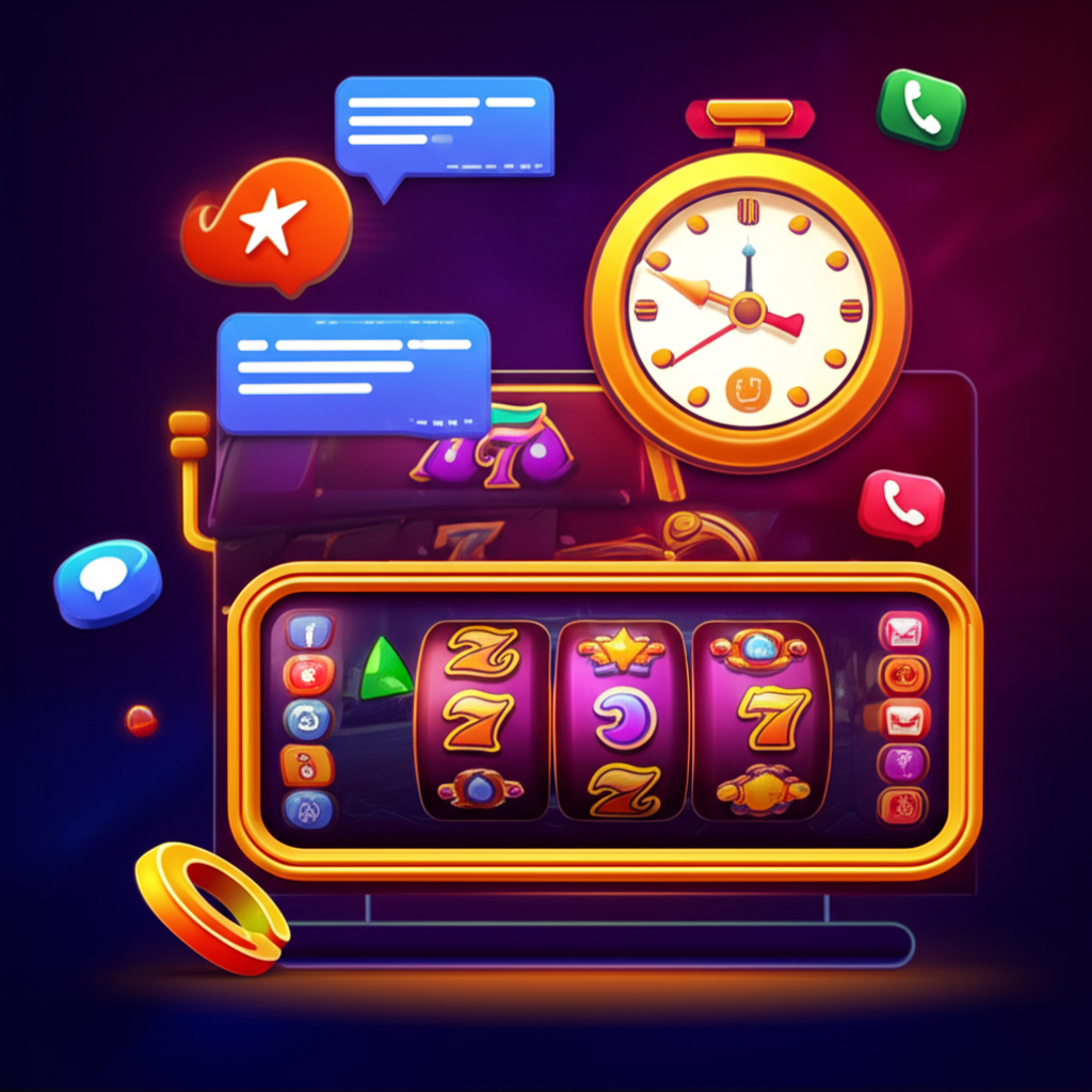 Multiple customer service channels available 24/7 for SuperSlotWins online slot players