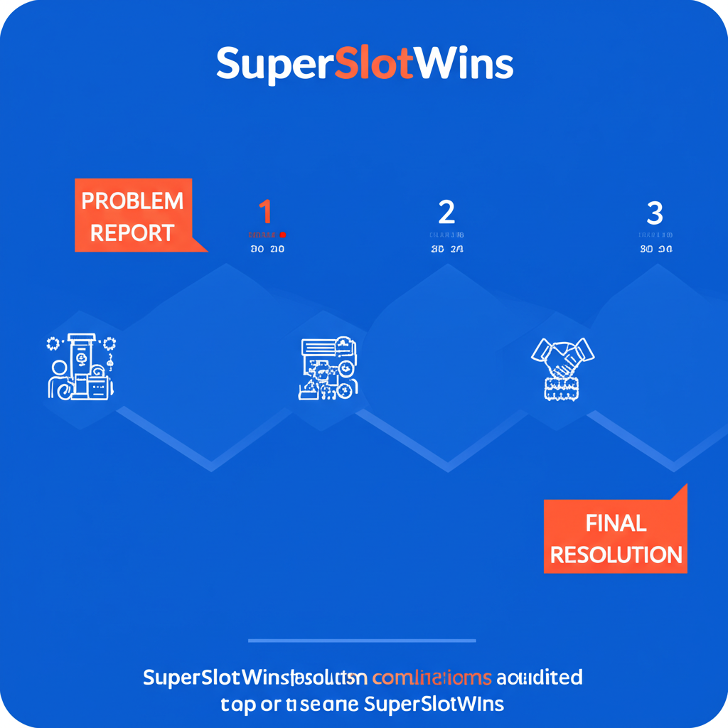 Diagram timeline resolusi masalah teknis dengan tahapan dan estimasi waktu penyelesaian di SuperSlotWins