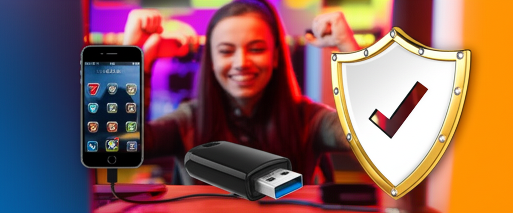 Ilustrasi keamanan dan perlindungan data backup manual untuk permainan slot online di smartphone