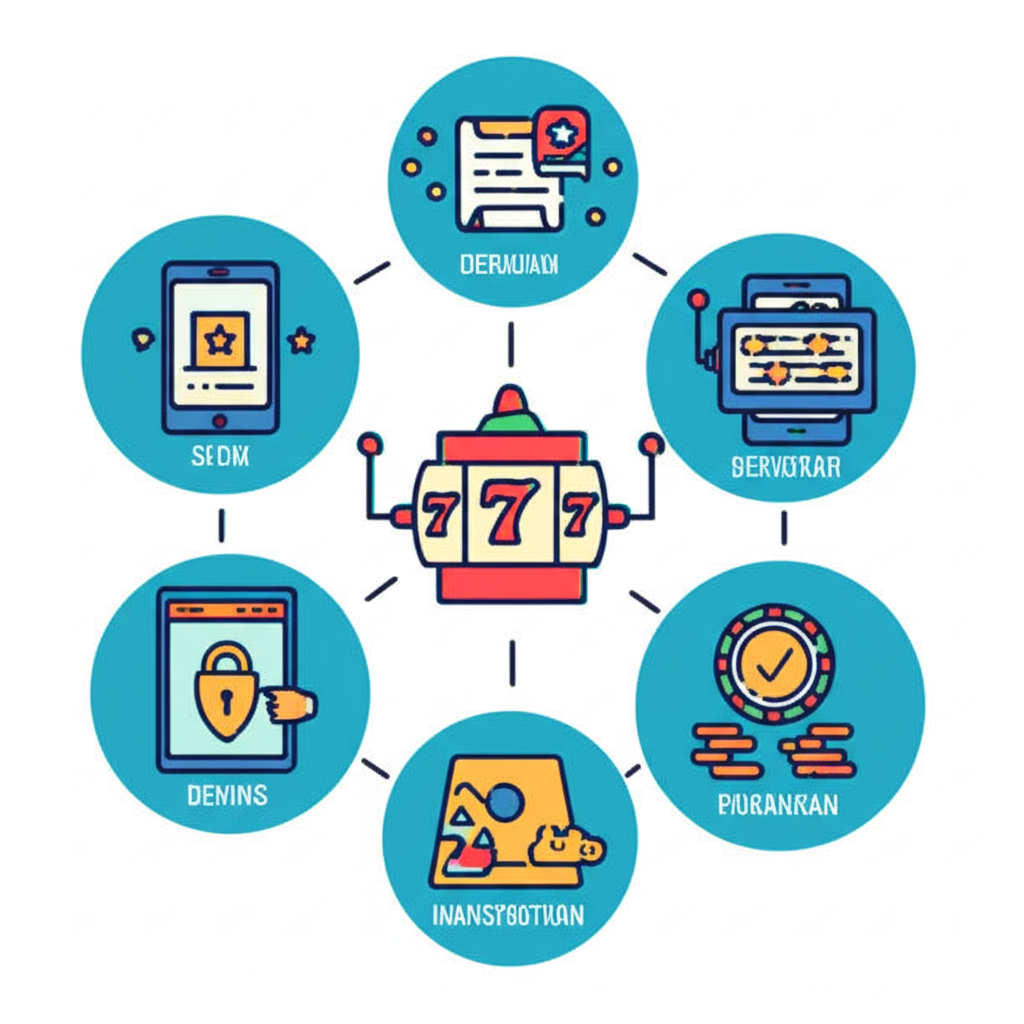 Infografis kesalahan umum pemula dalam memilih situs slot online seperti situs tanpa lisensi, transaksi lambat, layanan pelanggan buruk, dan risiko keamanan data