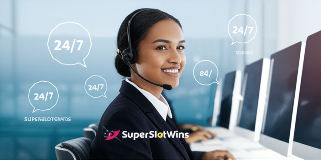 Layanan pelanggan 24/7 SuperSlotWins siap membantu pengguna e-wallet slot online dengan cepat dan profesional