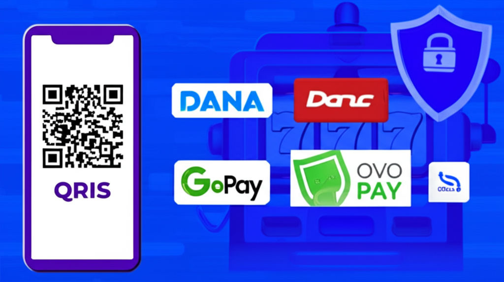 Metode pembayaran populer dan terpercaya di Indonesia untuk deposit slot online seperti QRIS, DANA, OVO, dan GoPay