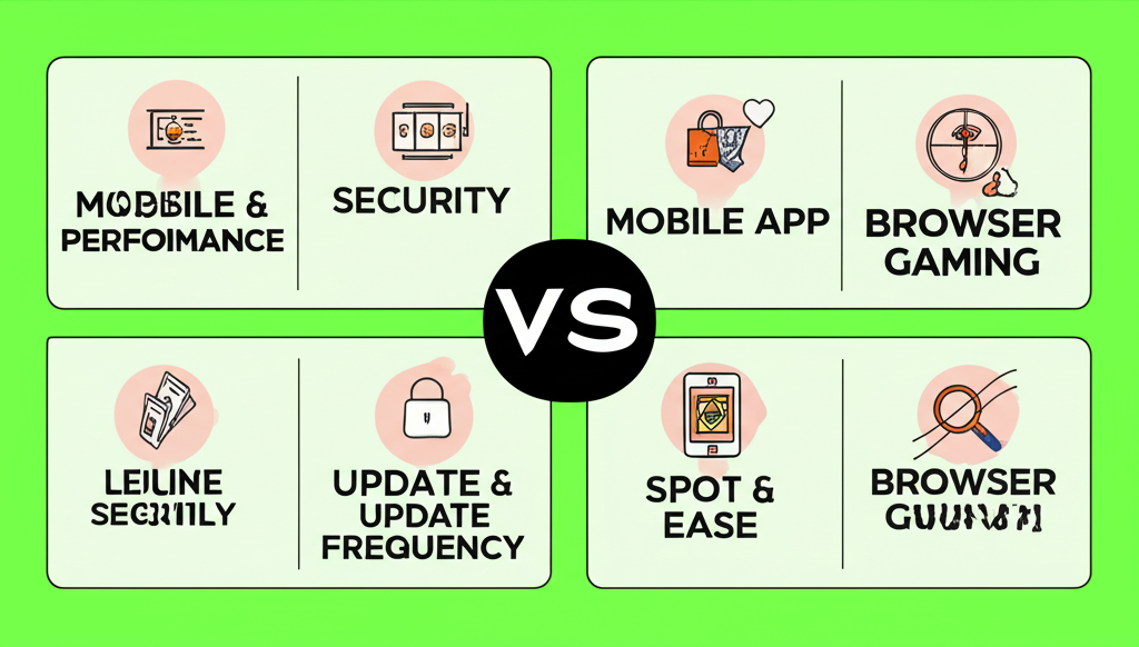 Kelebihan dan kekurangan aplikasi mobile dan browser dalam kestabilan permainan slot online