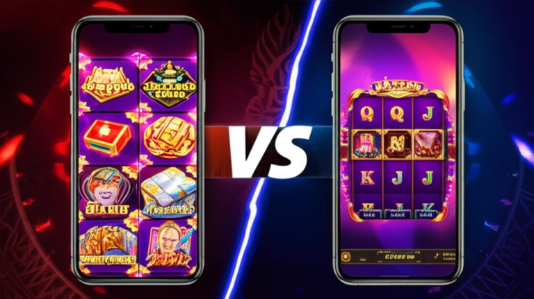 Perbandingan performa slot online di Android dan iOS dengan tampilan game slot yang lancar dan menarik di kedua perangkat