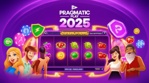 ภาพประกอบแสดงประสบการณ์เกมสล็อต Pragmatic Play 2025 บนแพลตฟอร์ม superslotwins พร้อมฟีเจอร์ใหม่ ระบบฝาก-ถอนออโต้ และผู้เล่นที่สนุกสนาน
