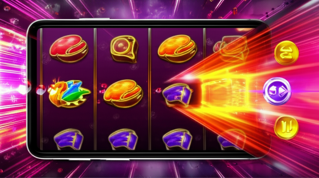 ฟีเจอร์ Quick Spin บนมือถือในเกมสล็อต PG Slot และ Betflix แสดงการหมุนวงล้ออย่างรวดเร็ว เพิ่มความตื่นเต้นในการเล่น