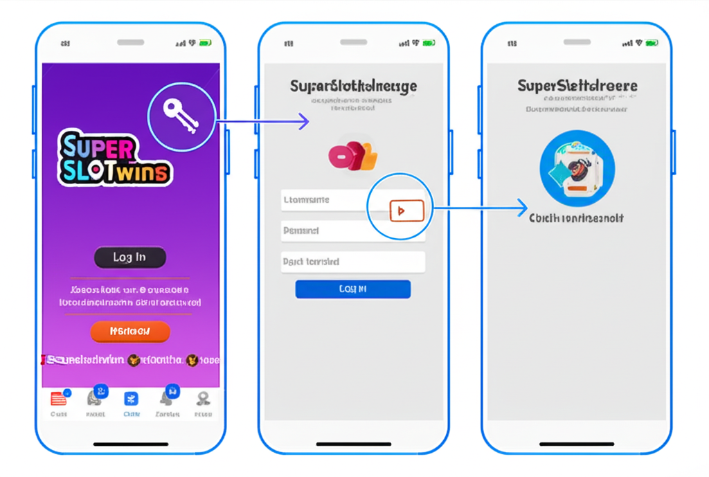 Infografis langkah demi langkah proses withdrawal di SuperSlotWins mulai dari login hingga konfirmasi penarikan dana