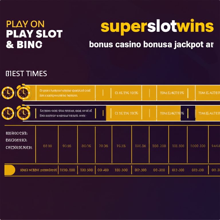 ตารางช่วงเวลาที่เหมาะสมในการเล่นเกมคาสิโนบน superslotwins เพื่อเพิ่มโอกาสรับโบนัสและแจ็คพอต