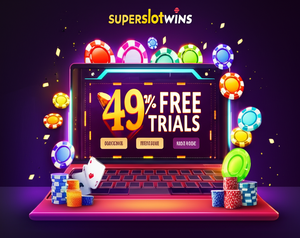 ภาพประกอบแพลตฟอร์มคาสิโนออนไลน์ superslotwins พร้อมโปรโมชั่นโบนัสและเกมคาสิโนสดในปี 2025
