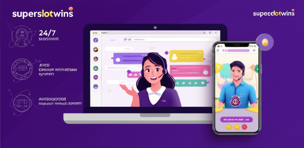 ภาพทีมงานมืออาชีพของ superslotwins ให้บริการลูกค้าตลอด 24 ชั่วโมง พร้อมระบบฝาก-ถอนออโต้และความปลอดภัย
