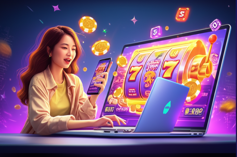 ภาพผู้เล่นเกมสล็อตออนไลน์ที่มีความมั่นใจ เล่นผ่าน superslotwins สล็อตเว็บตรง แตกง่าย ปลอดภัยและรวดเร็ว