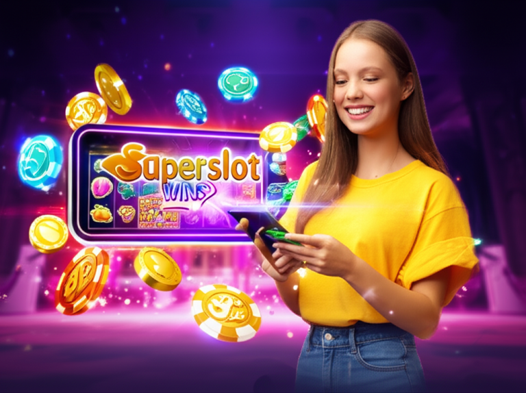 ผู้เล่นมือใหม่กำลังเลือกเกมแรกที่ superslotwins บนมือถือในบรรยากาศคาสิโนออนไลน์ที่ทันสมัยและปลอดภัย