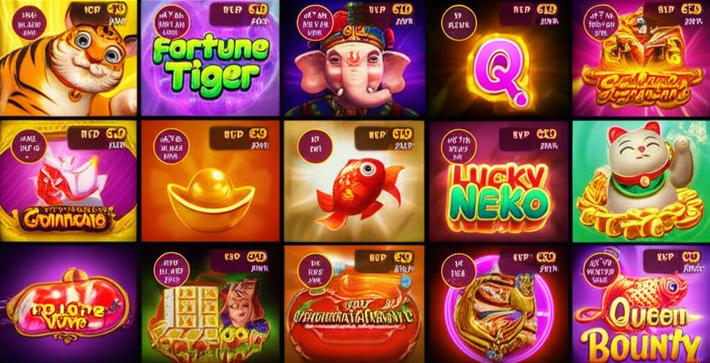 ภาพรวมเกมสล็อตยอดนิยมใน superslotwins ปี 2025 พร้อมแสดง RTP และความผันผวน