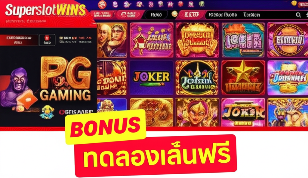 รีวิวเกมสล็อต superslotwins รวมค่ายเกมชั้นนำ โบนัสแตกบ่อย พร้อมระบบทดลองเล่นฟรี