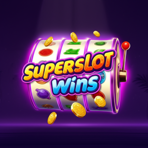 ภาพประกอบแพลตฟอร์มเกมสล็อตออนไลน์ superslotwins แสดงช่วงเวลาทองของการเล่นสล็อตในปี 2025 พร้อมสัญลักษณ์โบนัสและแจ็คพอต