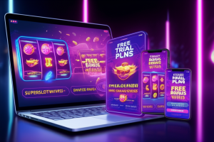 ภาพประกอบแพลตฟอร์ม superslotwins เกมสล็อตทดลองเล่นฟรีปี 2025 พร้อมฟีเจอร์ใหม่และโบนัสแตกบ่อย