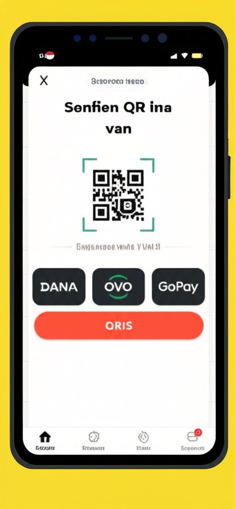 Tutorial langkah demi langkah deposit slot online menggunakan QRIS dan e-wallet DANA, OVO, GoPay di HP Android dan iOS