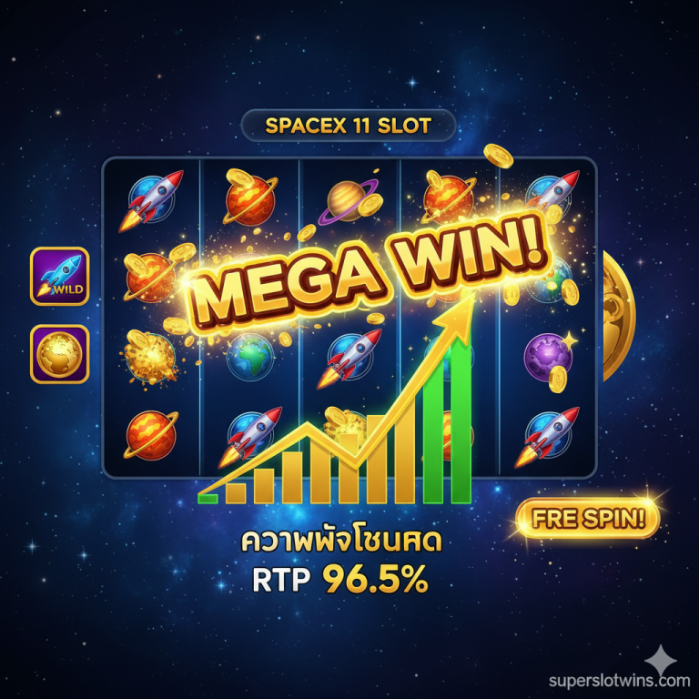 Spacex 11 Slot เว็บตรง Auto Wallet แตกง่าย! สมัครรับเครดิตฟรี | Superslotwins