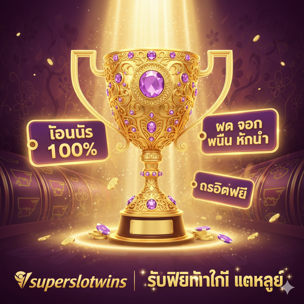 ภาพแสดงโปรโมชั่นและเครดิตฟรี