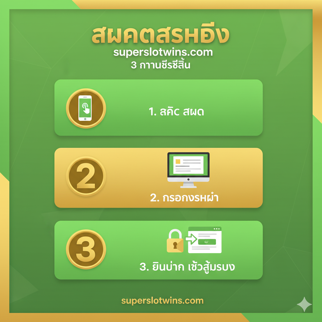 ภาพ Infographic แสดงขั้นตอนการสมัครสมาชิก Naga 99 Slot 3 ขั้นตอน: คลิก สมัคร, กรอกข้อมูล, ยืนยัน เข้าสู่ระบบ ใน 3 นาที