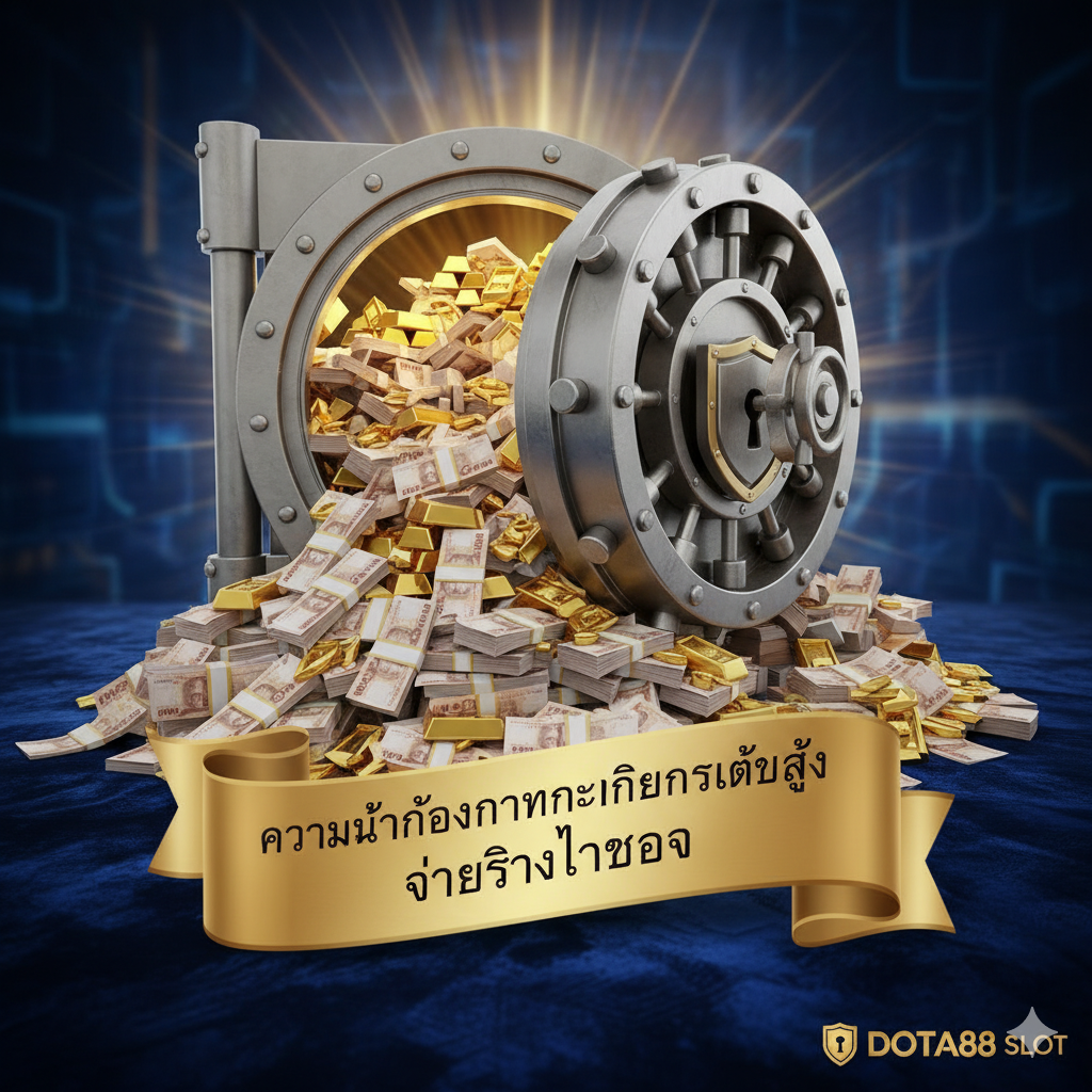 ภาพข้อได้เปรียบที่เน้นความมั่นคงทางการเงินระดับสูงโดยมีห้องนิรภัยที่มั่นคงและกองเงินบาทจำนวนมาก