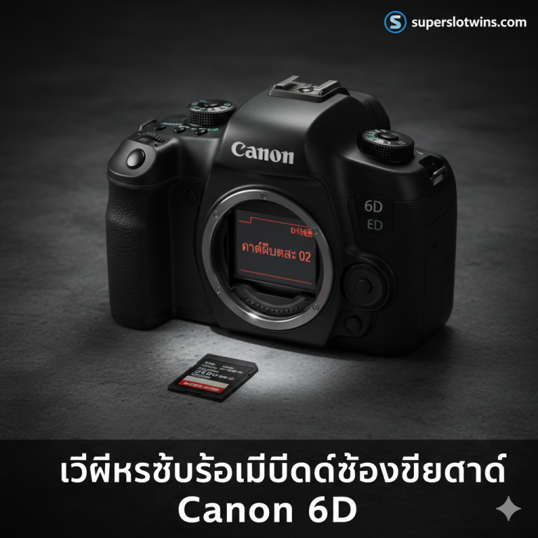 วิธีแก้ ‘Canon 6D Card Slot Error’ ทุกกรณี พร้อมราคาเปลี่ยนอะไหล่