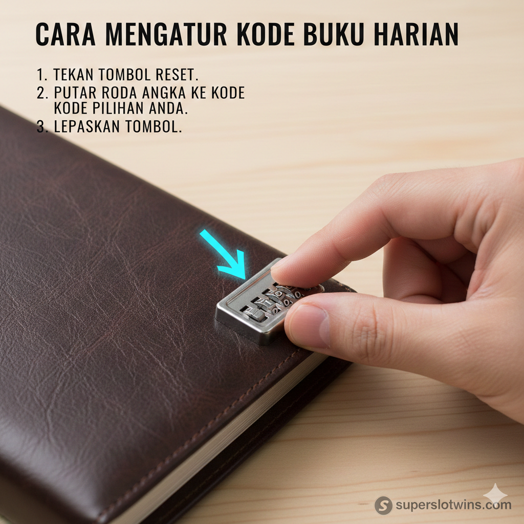 Gambar perbandingan dua jenis kunci utama. Di sisi kiri, tampilkan 'Dagboek met Sleutel' bergaya vintage dengan kunci fisik kecil yang indah tergantung di samping buku. Di sisi kanan, tampilkan 'Dagboek met Cijferslot' bergaya modern dan minimalis, dengan fokus pada mekanisme dial kode. Gunakan garis pemisah vertikal atau ikon timbangan untuk membandingkan. Warna kontras: nuansa klasik cokelat untuk kunci fisik, abu-abu atau hitam modern untuk kunci kode. Tujuannya adalah menyoroti perbandingan fitur kunci, sejalan dengan sub-judul 'Memahami Kunci dan Fiturnya'.