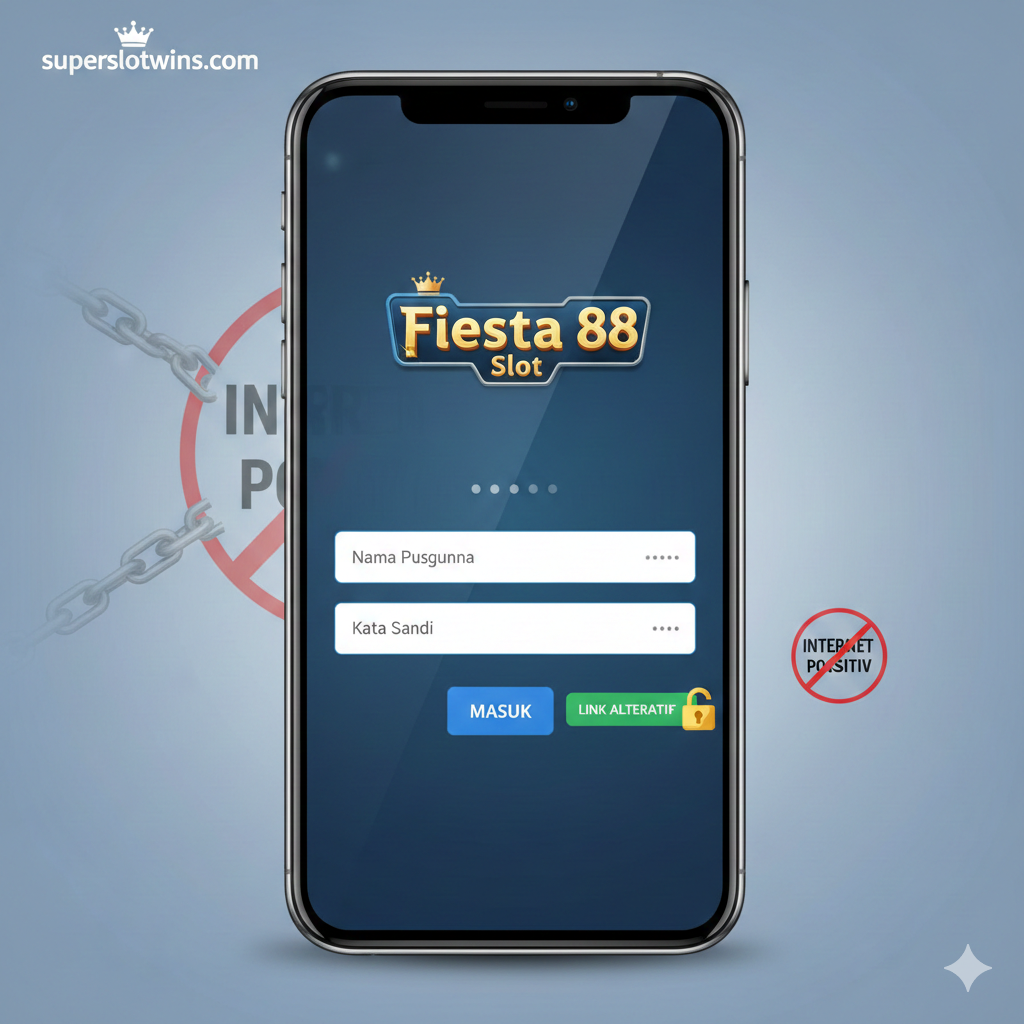 Visual Call-to-Action (CTA) yang kuat dan menarik. Gambar menampilkan karakter yang sedang bersorak gembira atau memegang tumpukan uang/koin, dengan latar belakang kembang api dan simbol Maxwin. Teks utama harus sangat jelas dan menonjol: 'DAFTAR Fiesta 88 Slot SEKARANG' dengan tombol virtual yang besar dan mencolok. Gunakan kontras warna yang tinggi (misalnya, teks putih dengan latar belakang gelap) untuk mendorong klik, dan letakkan logo superslotwins.com dengan jelas di bagian bawah sebagai jaminan platform.