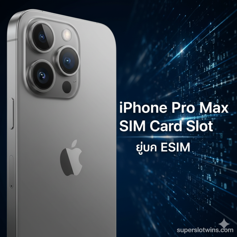 iPhone Pro Max SIM Card Slot: eSIM vs Physical SIM, วิธีใส่/แก้ปัญหาซิม